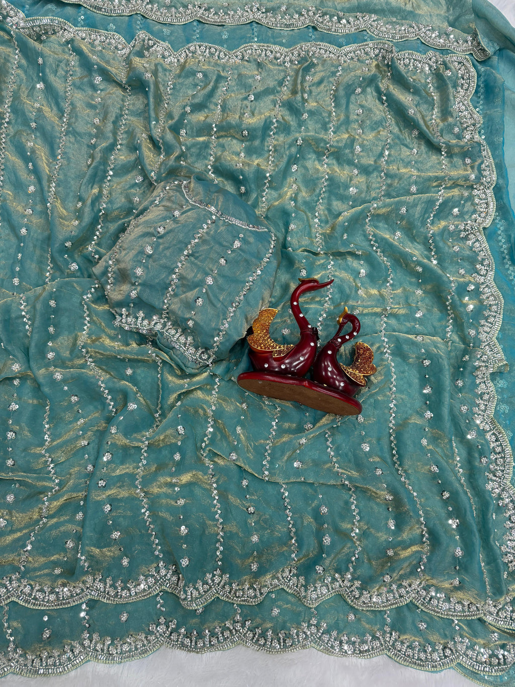 Wedding Perfect Soft Space Silk Saree
