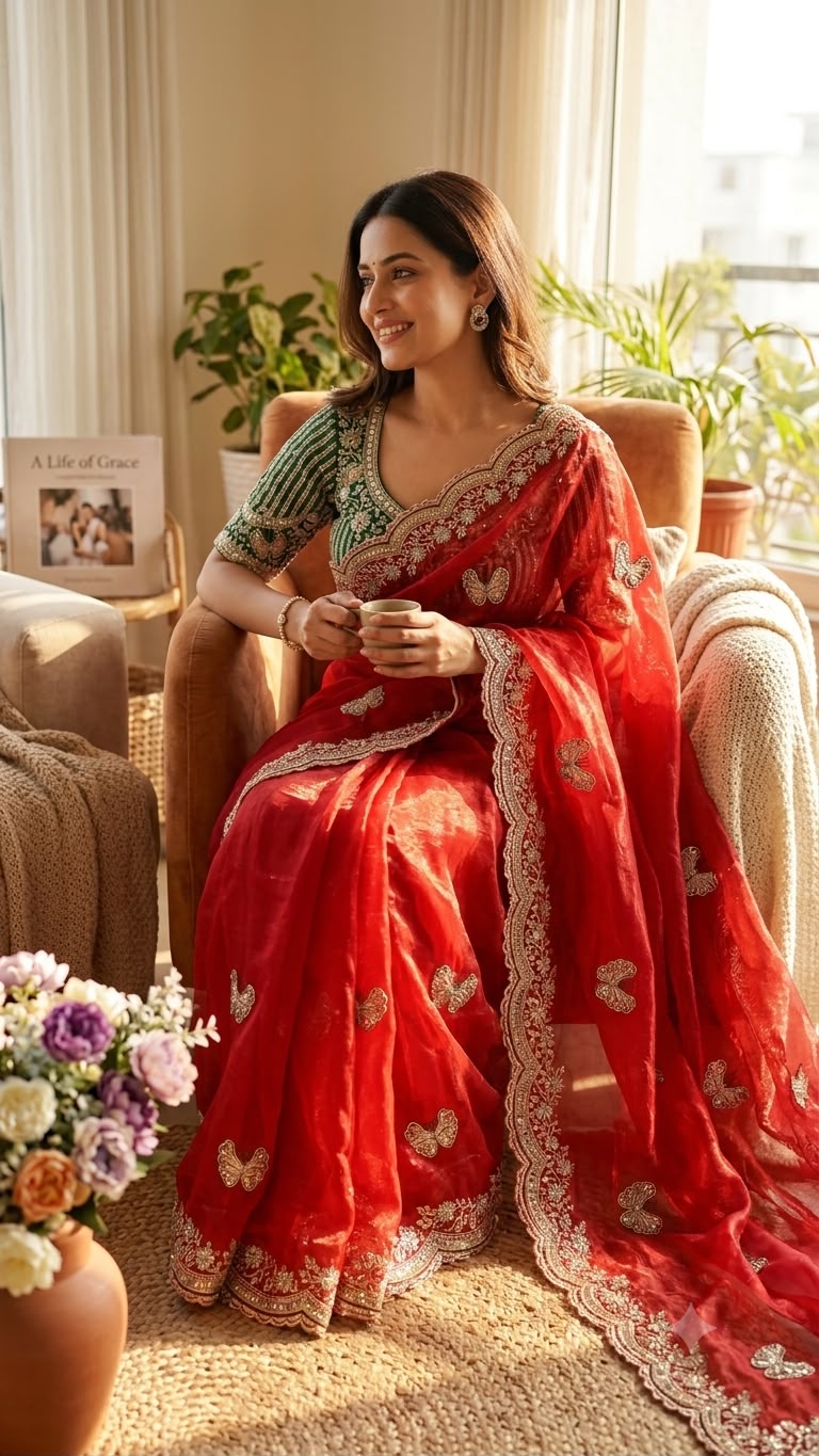 Skft Frendy Satin Saree