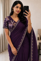 Rangoli Silk Multi Emrodairy Saree