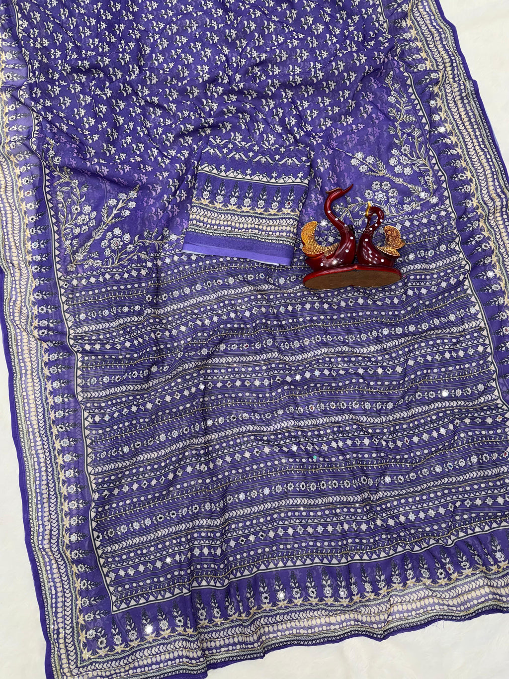 Bollywood sparkling Beauty Fox Georgette Saree
