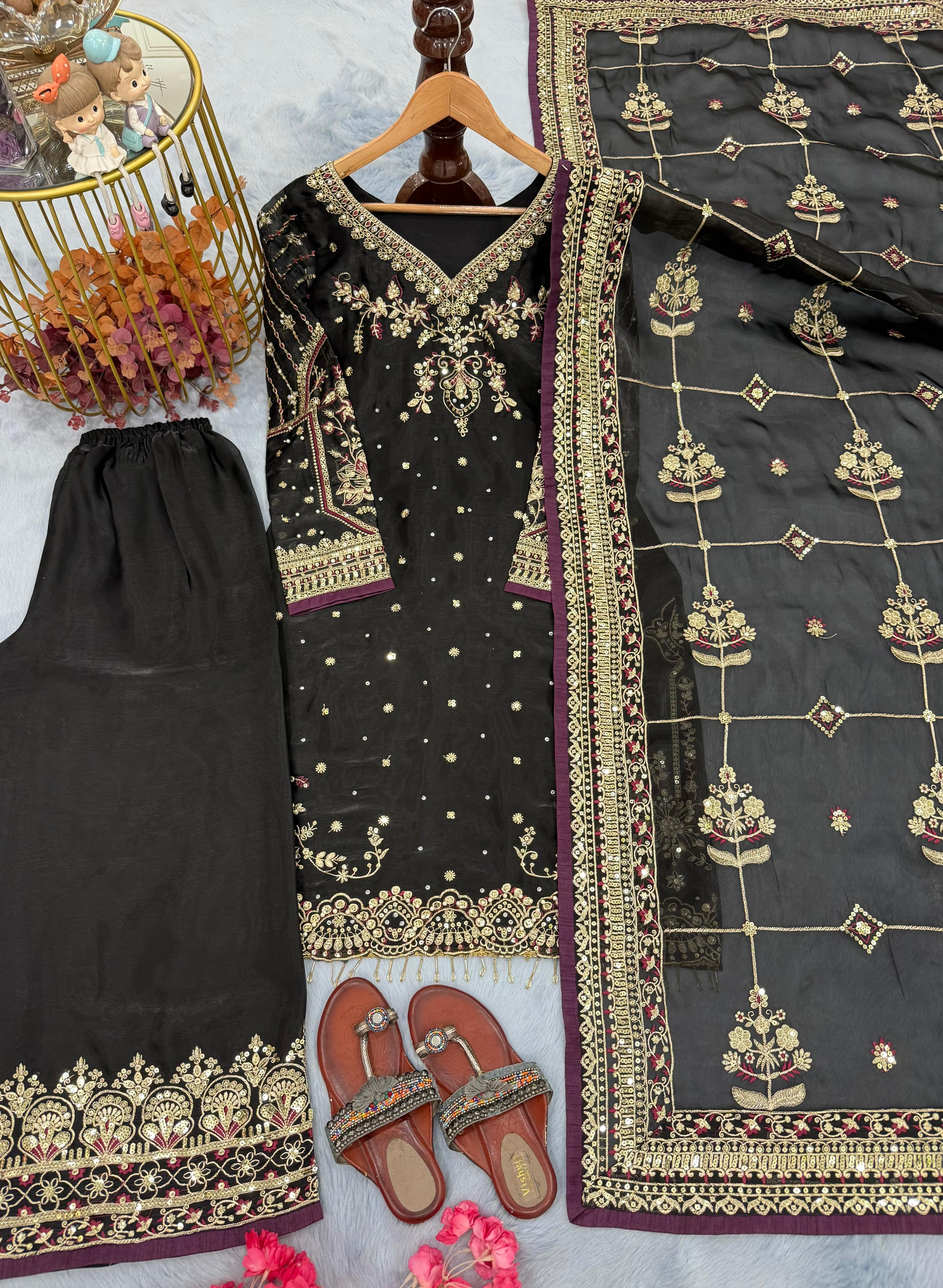 DESIGNER READYMADE TOP PLAZZO COLLECTIONS