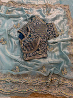 Sabyasachi Inspired Space Silk Premium Saree
