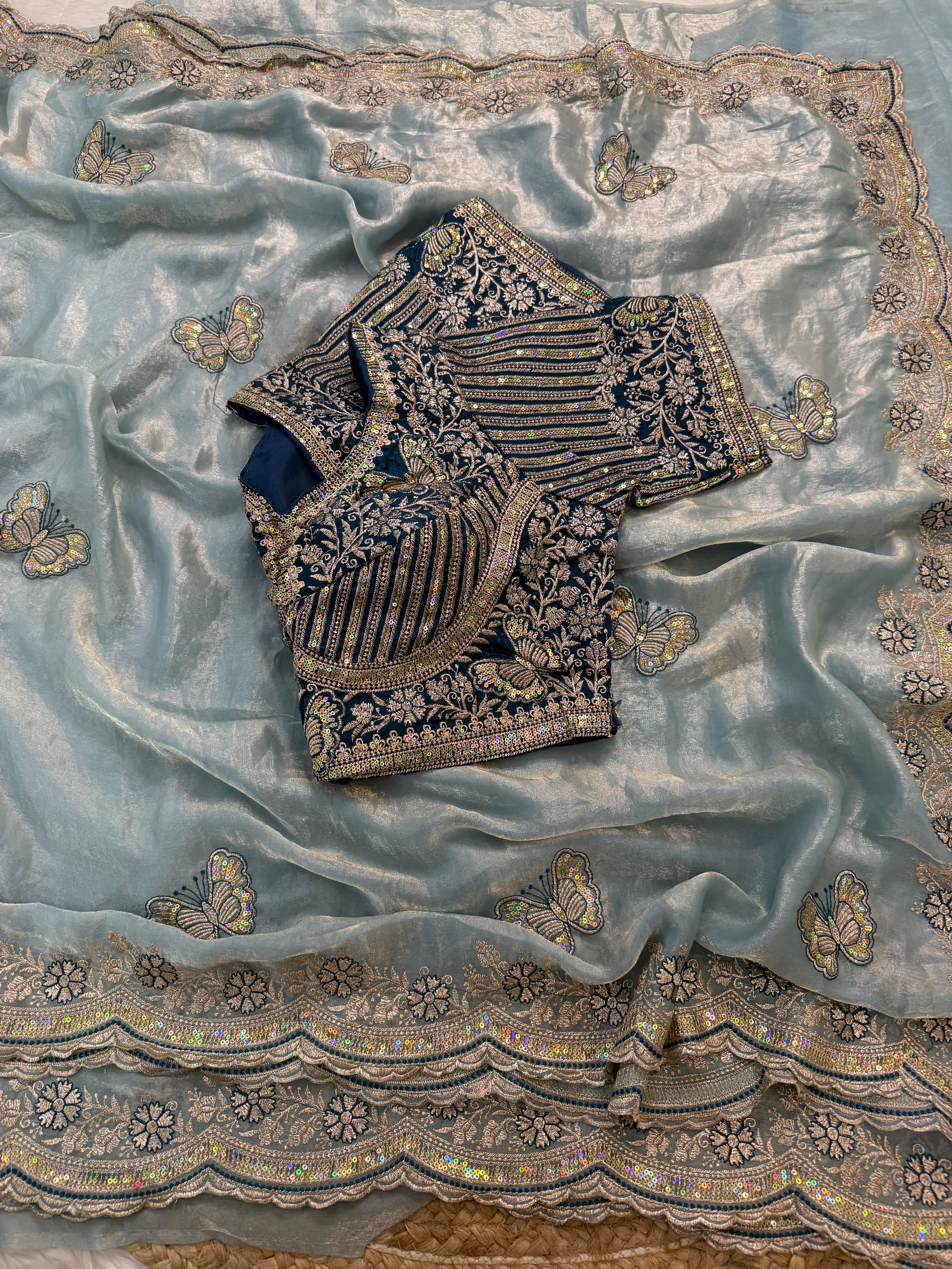 Sabyasachi Inspired Space Silk Premium Saree