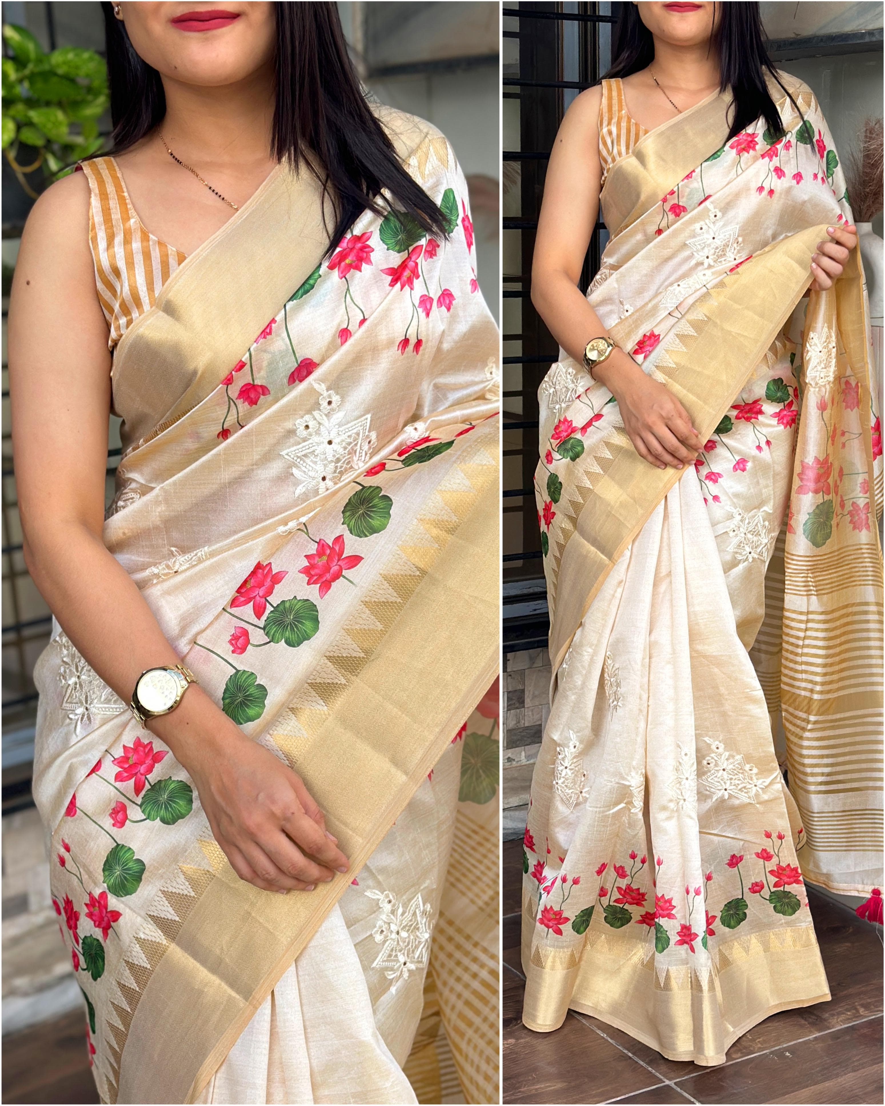 Assam Silk Fabric Saree