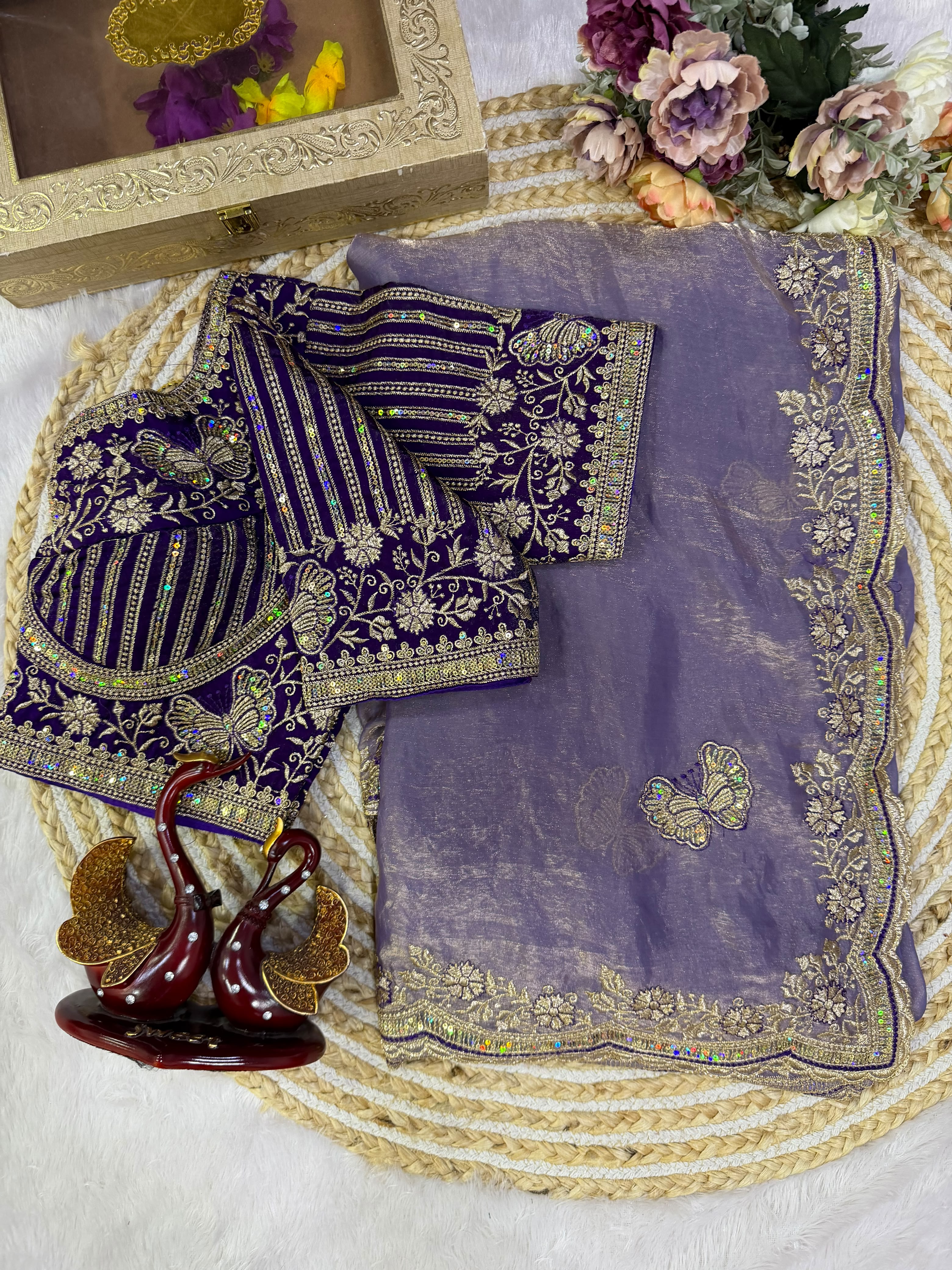 Skft Frendy Satin Saree