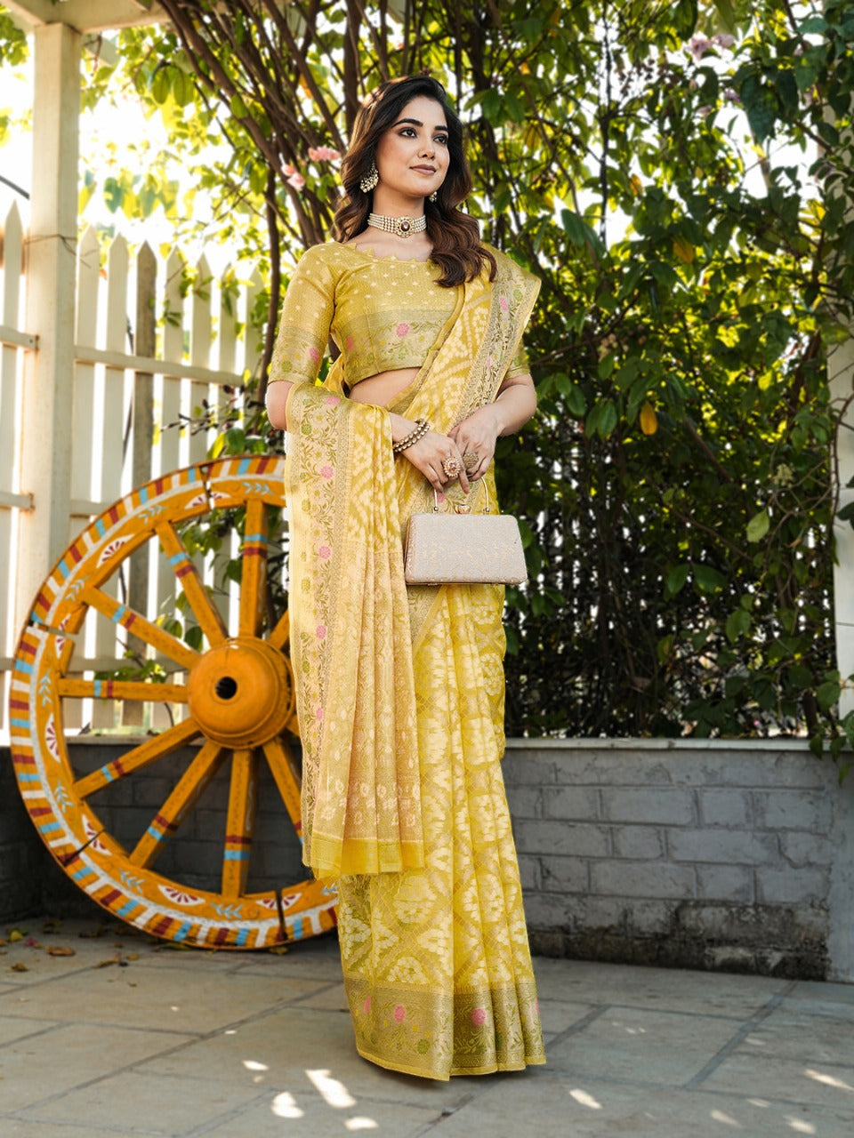 BANDHANI ORGANZA PATOLA SAREES