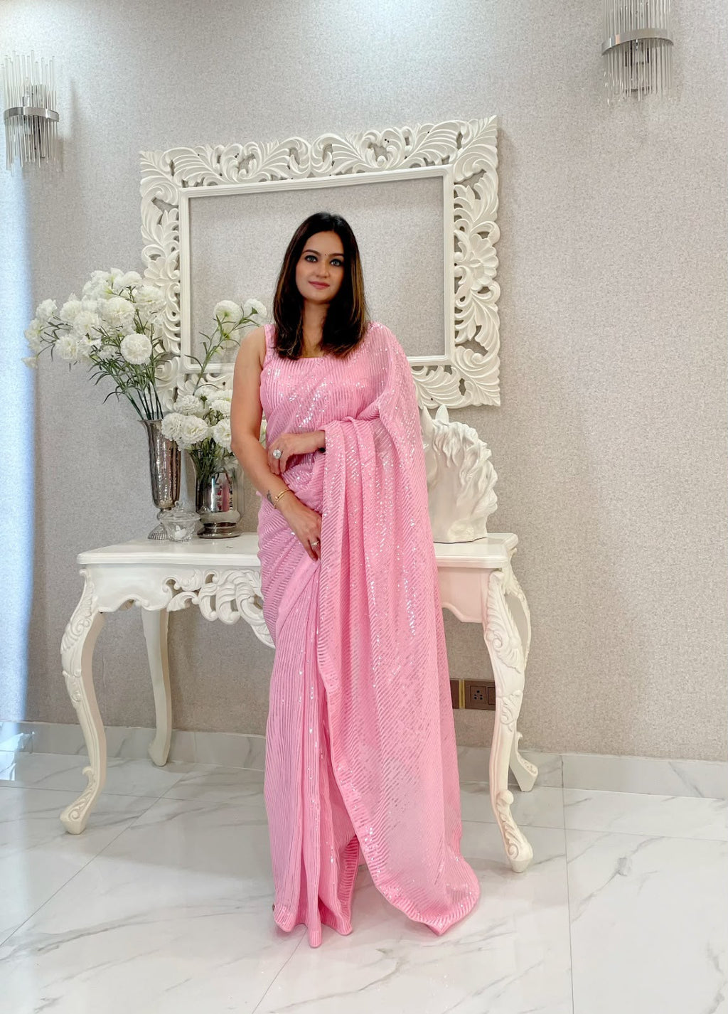 Bollywood BlockBuster 3M Sequence Saree
