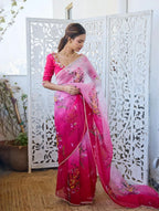 Pure soft Tebby Silk Saree