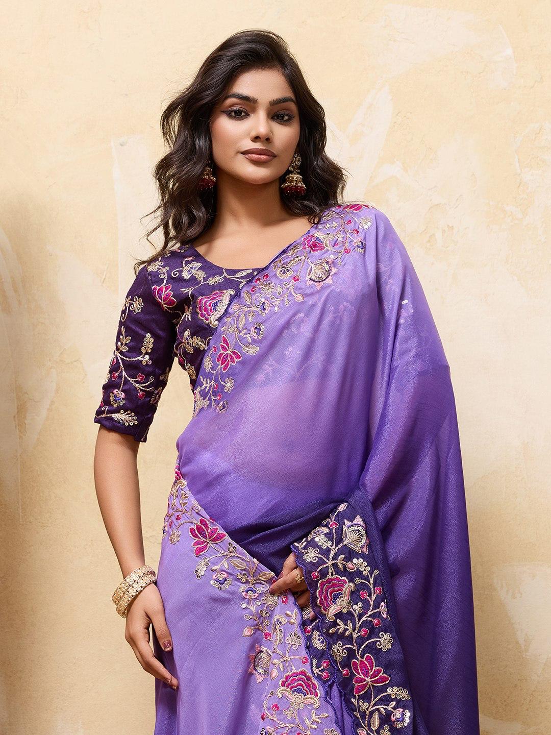 Soft Star Georgette Saree