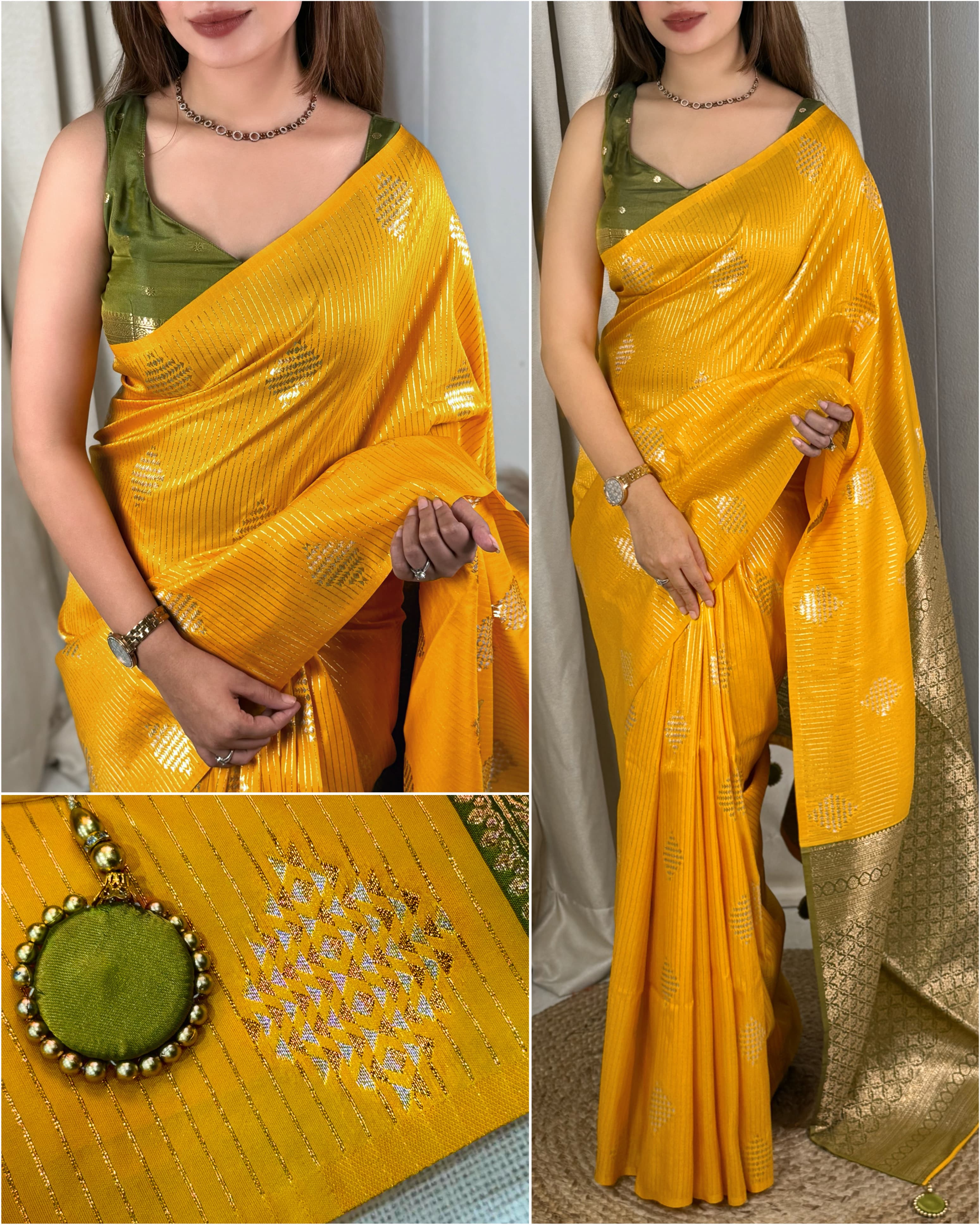 Saanvi Banarasi Silk Saree