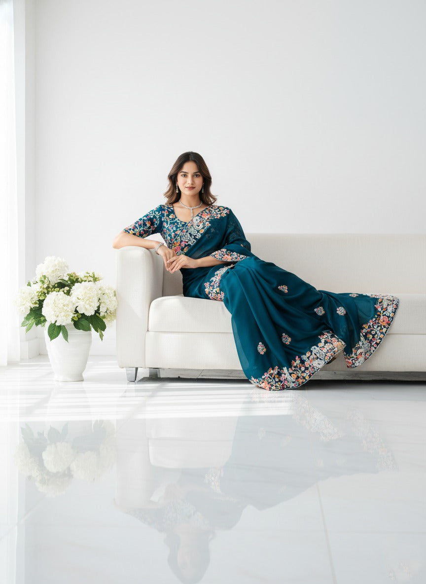 SOFT RANGOLI SILK SAREE