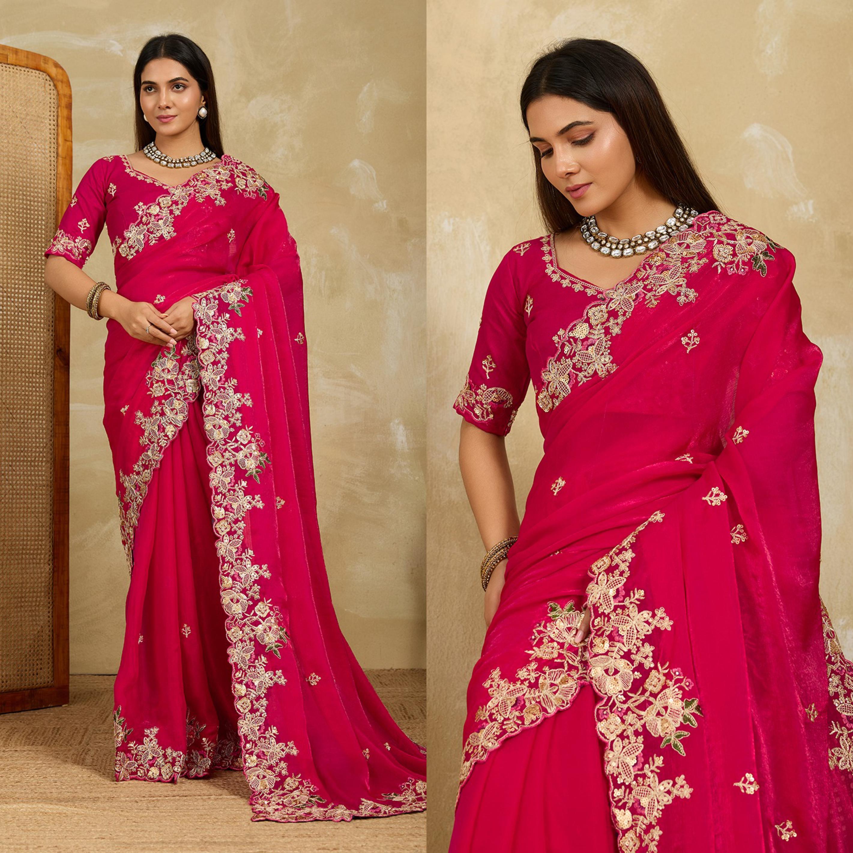 SOFT FENDY CHIFFON SAREE