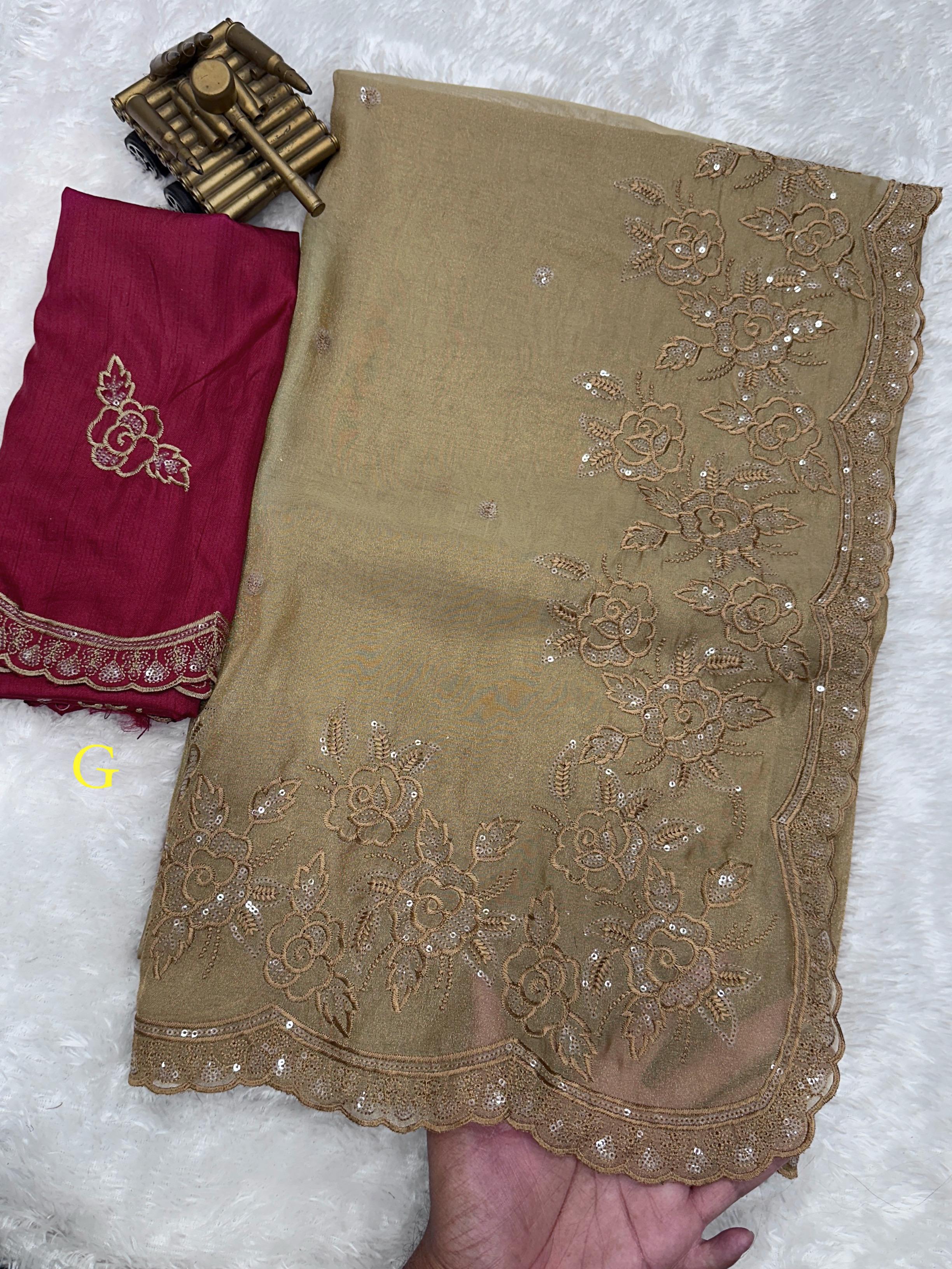 TASPA ORGANZA SAREE