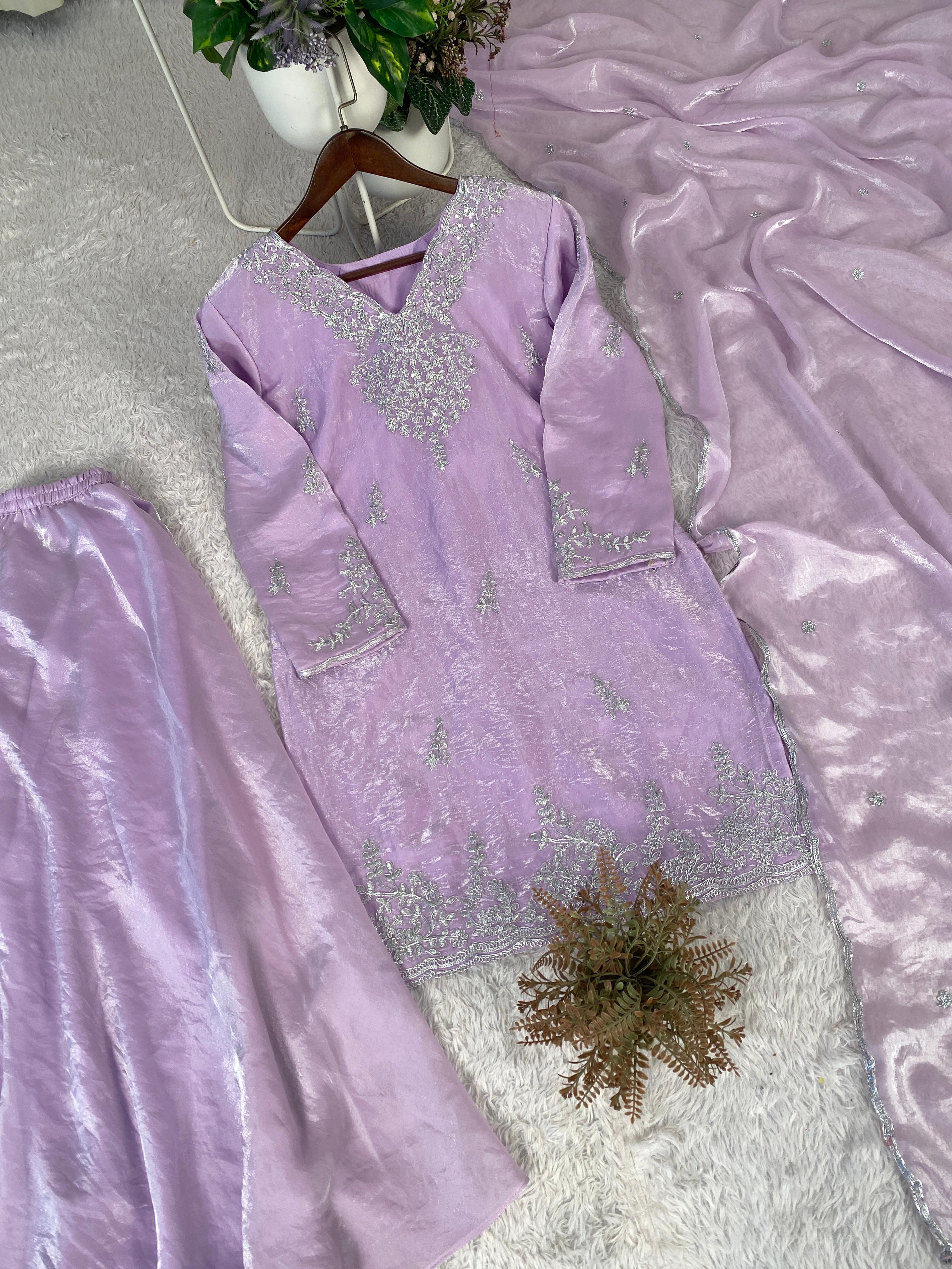 PARTY AND WEDDING PERFECT KURTI PLAZZO